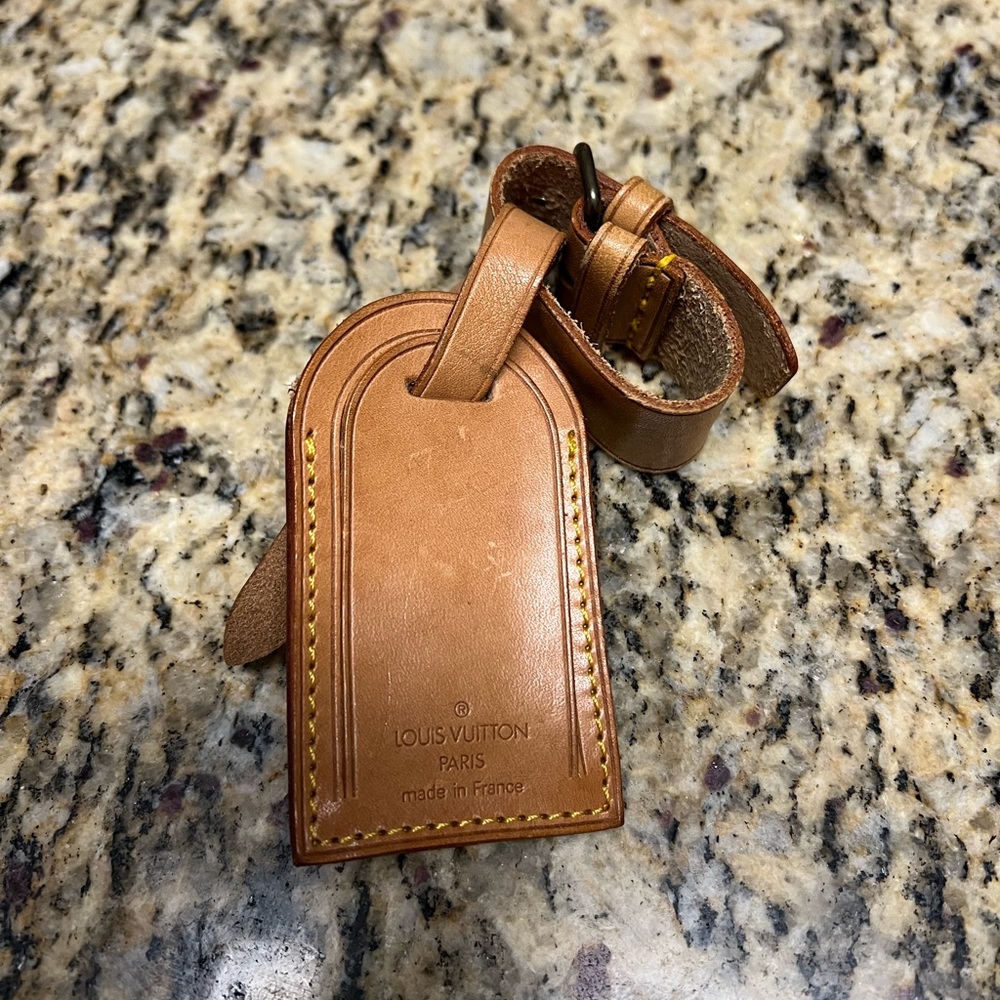 Authentic Pre-Loved LV Luggage Tag - Excellent Condition